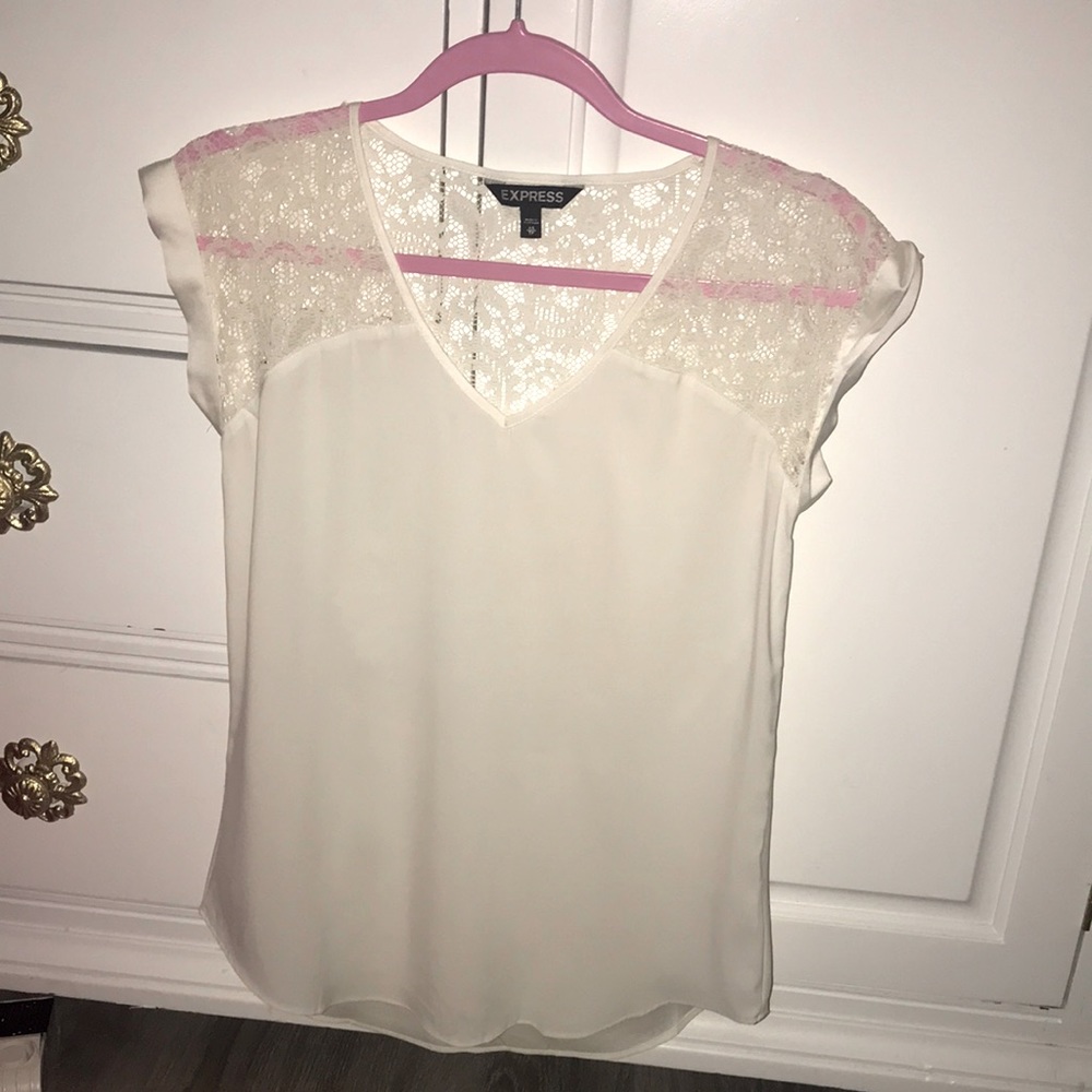NEW Express Satin & Lace Women’s Top